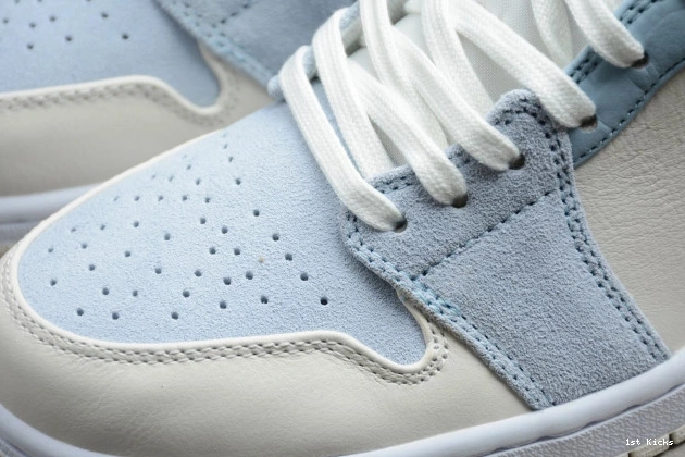 1st Kicks Shoes DA4666-100 Mid Textures 1 Jordan Mixed Air Blue 0729